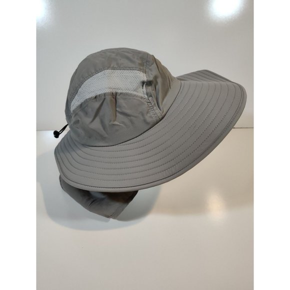 Home Prefer Unisex UPF 50+ Sun Protection Cap Wide Brim Fishing Hat Neck Flap - Picture 4 of 6